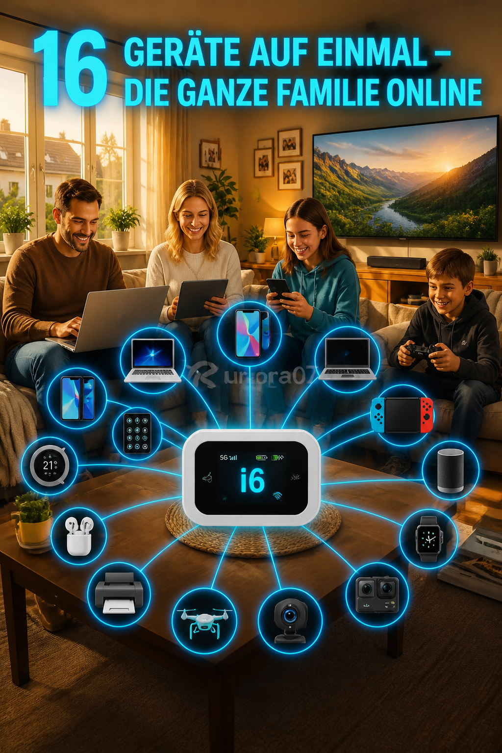 đ¶ ĂBER 100.000 STĂCKE VERKAUFT! 50% RABATT â Mobiler WiFi 6 LTE Hotspot Router â Ohne langfristige VertrĂ€ge, stabile Netzverbindung fĂŒr Camping, Reisen & Zuhause