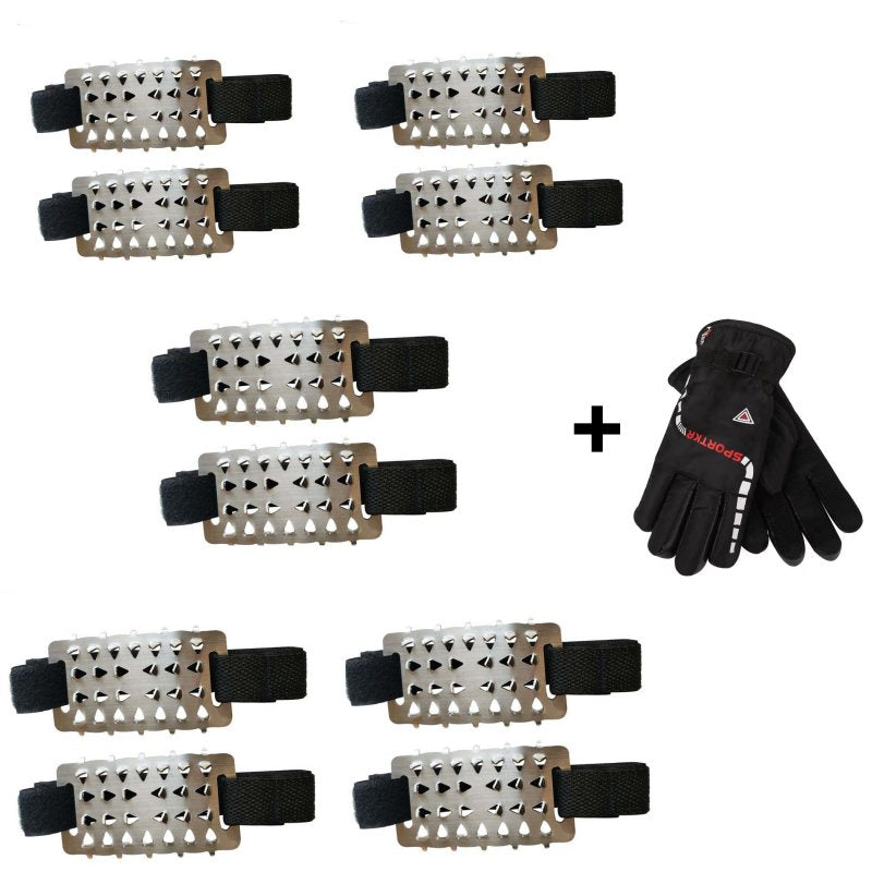🧊 Équipez-vous pour l‘hiver à -50% ! 🗻 Le kit antidérapant professionnel – Technologie pro, montage facile. Ne glissez plus en famille !