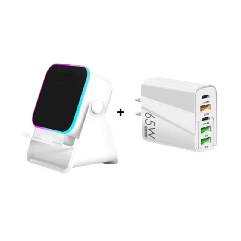 🔥Letzter Tag des zeitlich begrenzten 50%-Rabatts!🔥 5-in-1 Kabelloser Bluetooth-Lautsprecher mit Induktionsfunktion und verstellbarer Handyhalterung