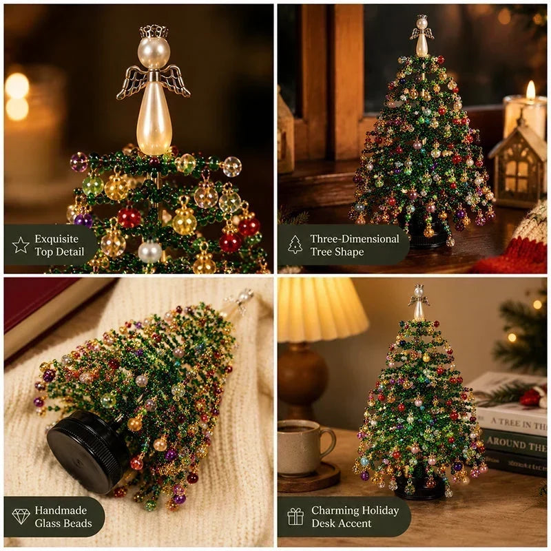 🎄✨ DIY Perlen-Weihnachtsbaum-Set – 🎅 Gestalten Sie Ihre eigene funkelnde Weihnachtsdekoration