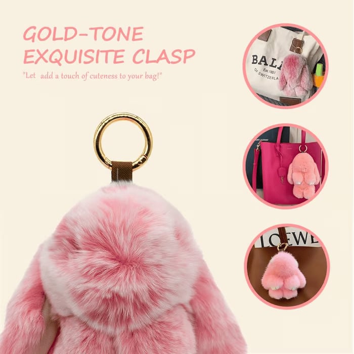 📢📢50 % Rabatt!! 🏆🐰 Handgefertigte, weiche Hasen-Pompon-Anhänger | Jedes Stück einzigartig gefertigt, weich und detailverliebt🎀🎁