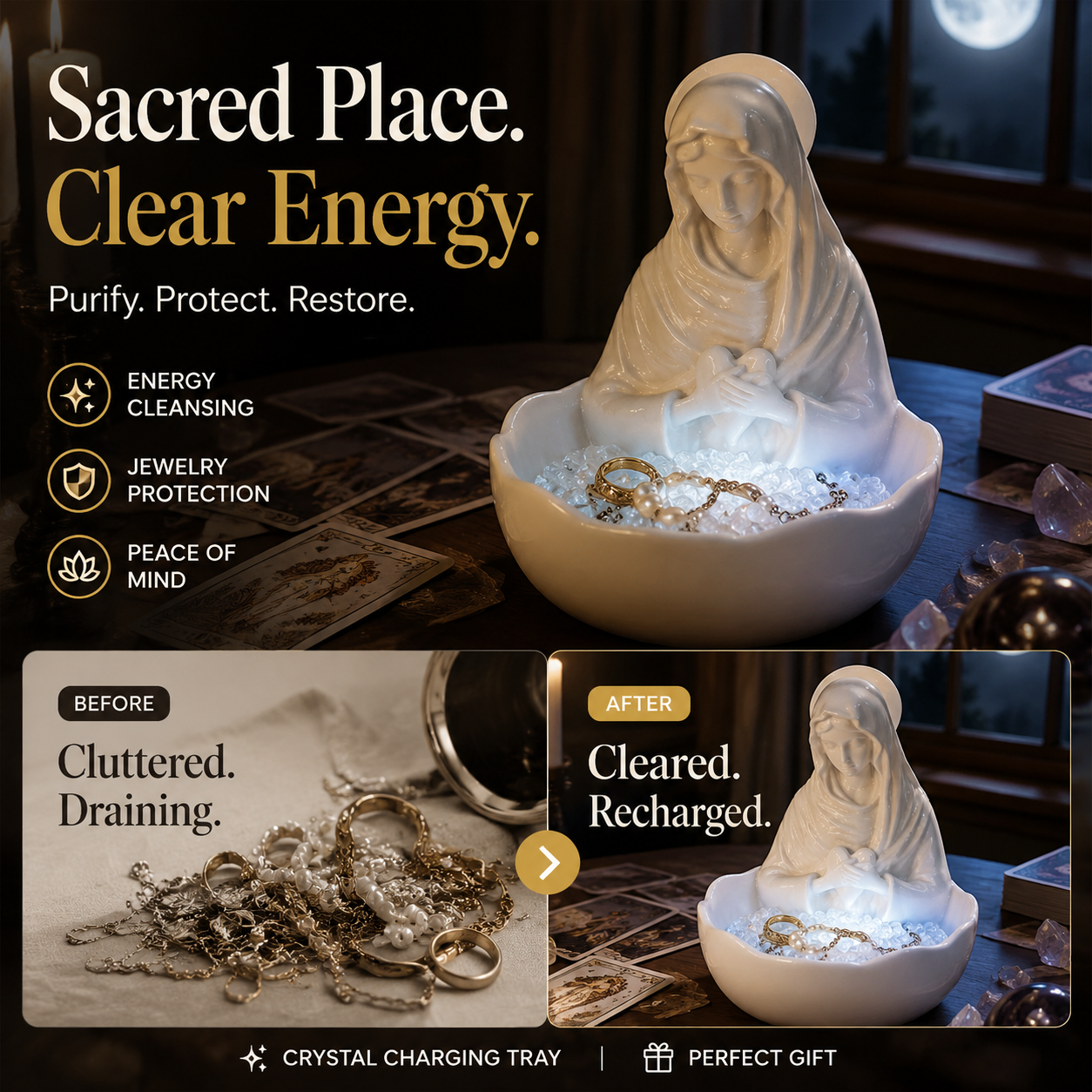 ⏳Limited-time 50% off⏰Elegant Resin Figurine Tabletop Decor🧕