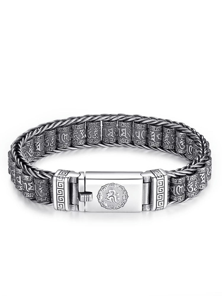 đąđą50 % Rabatt!! â°đ Tibetisches GebetsmĂŒhlen-Armband â 925er Sterlingsilber, GlĂŒcksbringer & Valentinstagsgeschenk