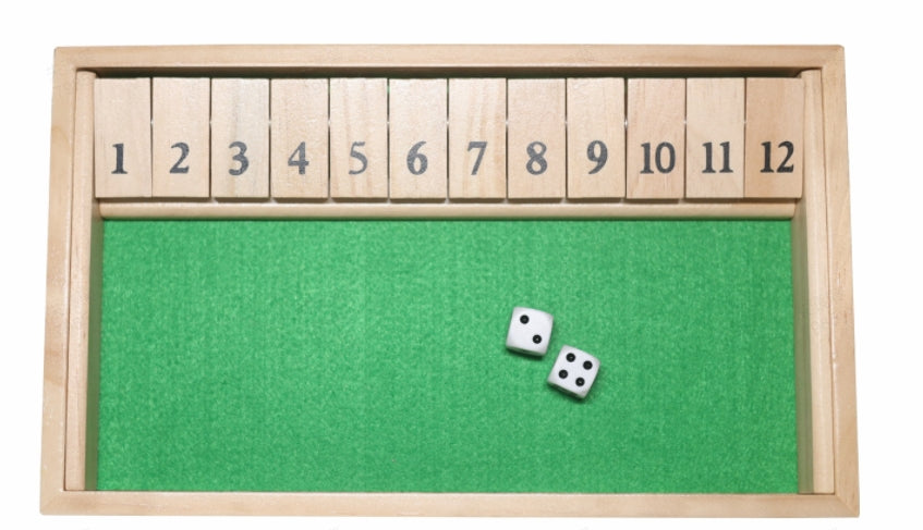 📢📢1 zum halben Preis⏰⏰ 🎲LUSTIGE FAMILIENSPIELE – Shut The Box Brettspiel