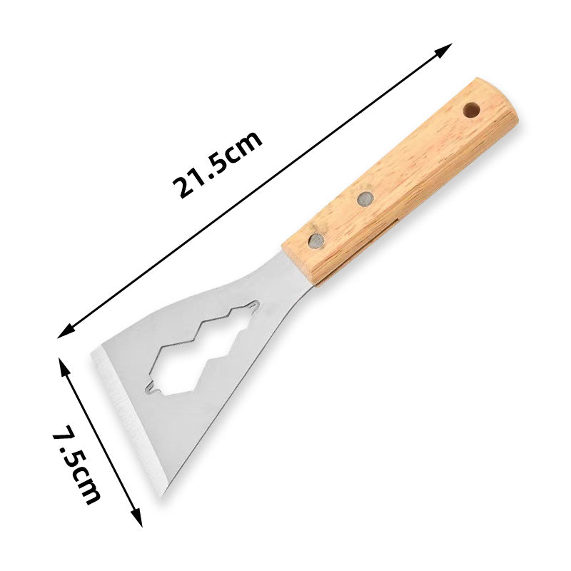 ✨🔨Alleskönner Holzgriff-Schaufel – 🎁🎁Renovations-Trend! Je mehr kaufst, desto mehr gratis! 🧰👷♂️Für DIY & Profis Multifunktions-Spachtel mit Holzgriff