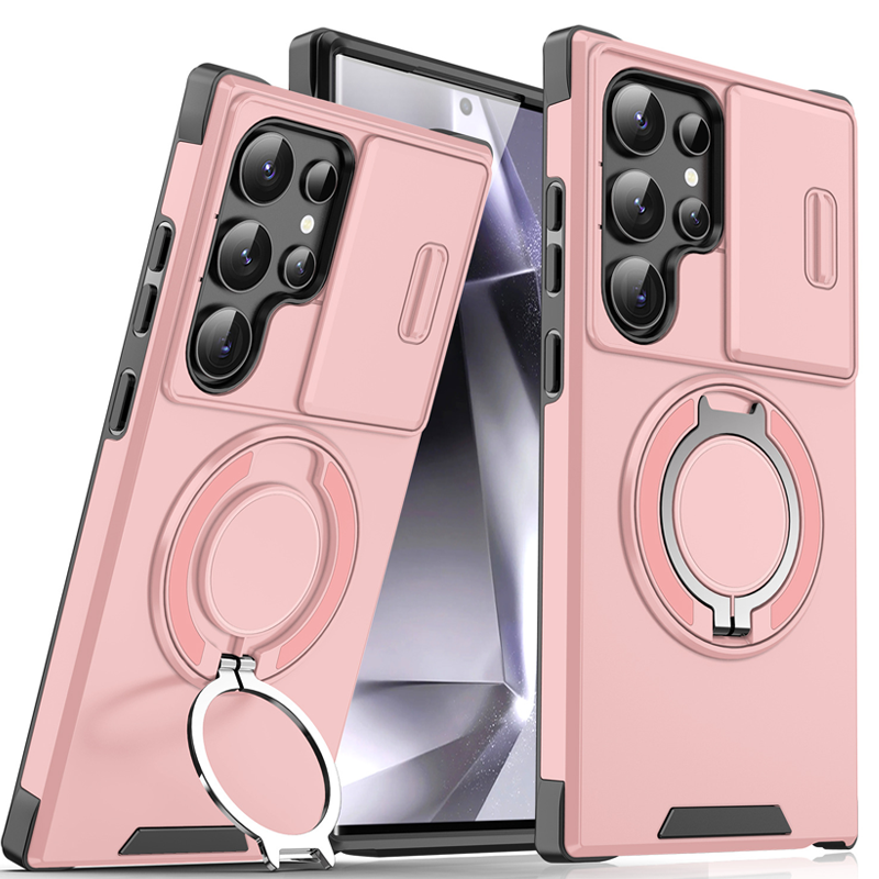 📢📢50 % Rabatt!! ⏰📱Handyhülle mit Kamera-Schutz und Magnetständer für Samsung | Schlankes Design, sicherer Halt & perfekter Medien-Genuss. 🛡️🎬