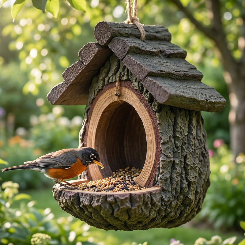 Vogelfutterhaus für den Außenbereich zur Gartendekoration