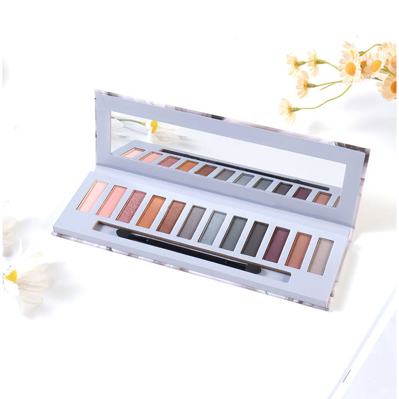 📢📢50 % Rabatt!! ⏰🎀Lebendiges Lidschatten-Palette-Set mit 12 Farbtönen