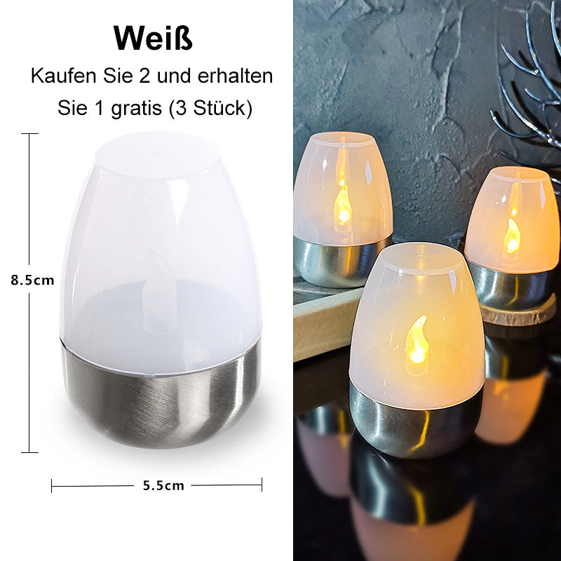 🎁 2+1 GRATIS!!🕯️🌞 Solar-Kerzenlicht für draußen – Wetterfest, stimmungsvolles Garten- & Terrassenlicht