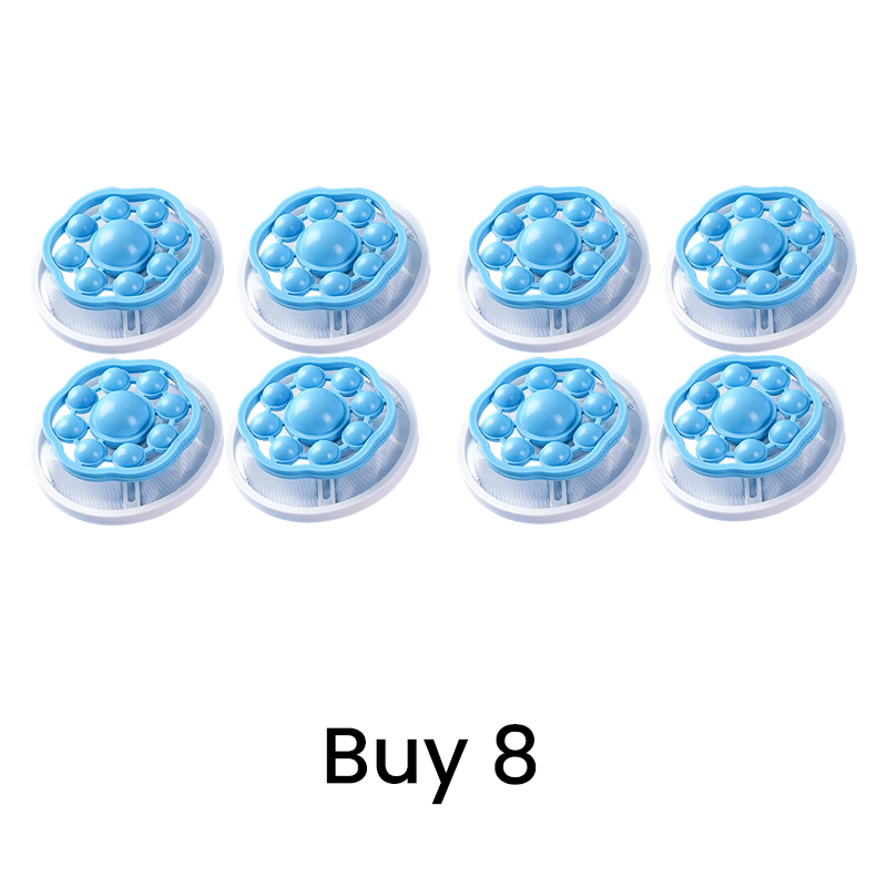 📢📢50 % Rabatt!!🥳 1+1 GRATIS!! 🎁🛡️ Schwimmender und wiederverwendbarer Flusenfilter für Waschmaschinen