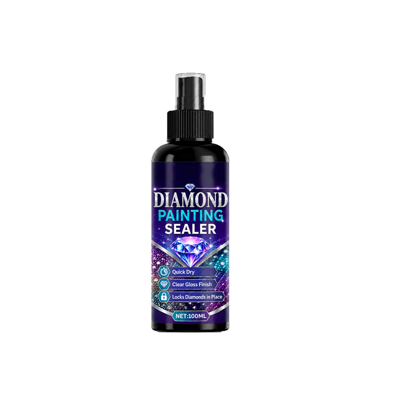 đâš Diamond Art Sealer â versiegelt die Perlen, glĂ€nzendes Finish, trocknet schnell und ist langanhaltend.