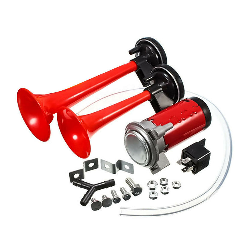 📣50 % Rabatt!!🚗 Universelles 12V-Doppelhorn-Set – Lautes Upgrade für zweistimmigen Klang