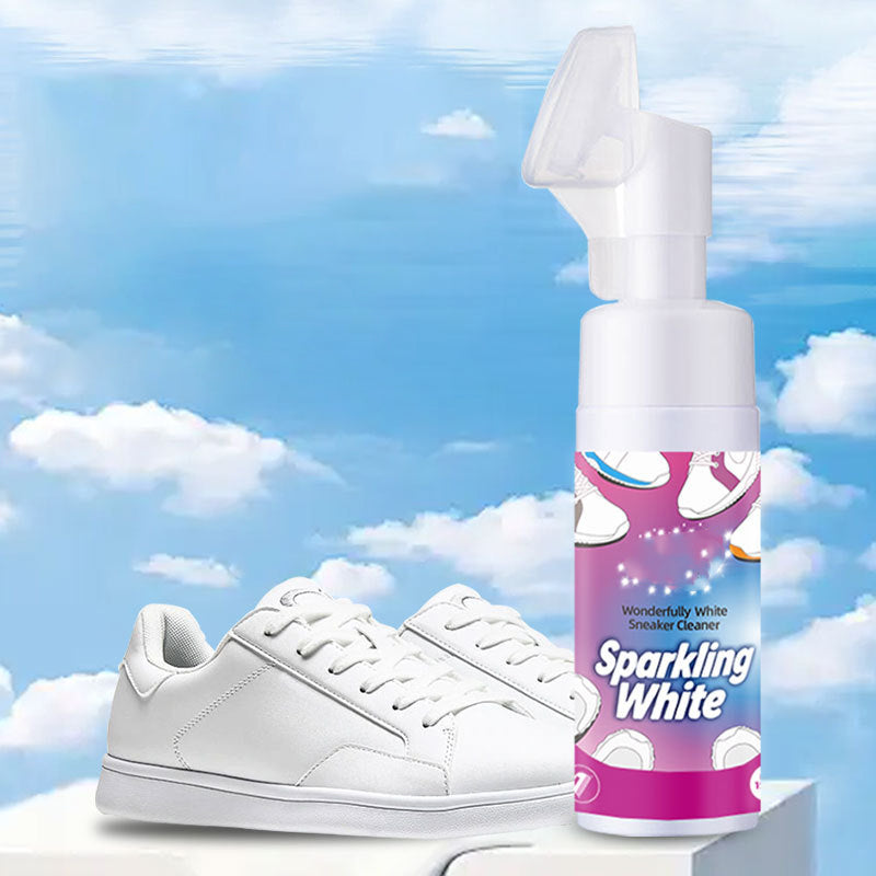 Wasserloser Schaum-Schuhreiniger mit Bürste