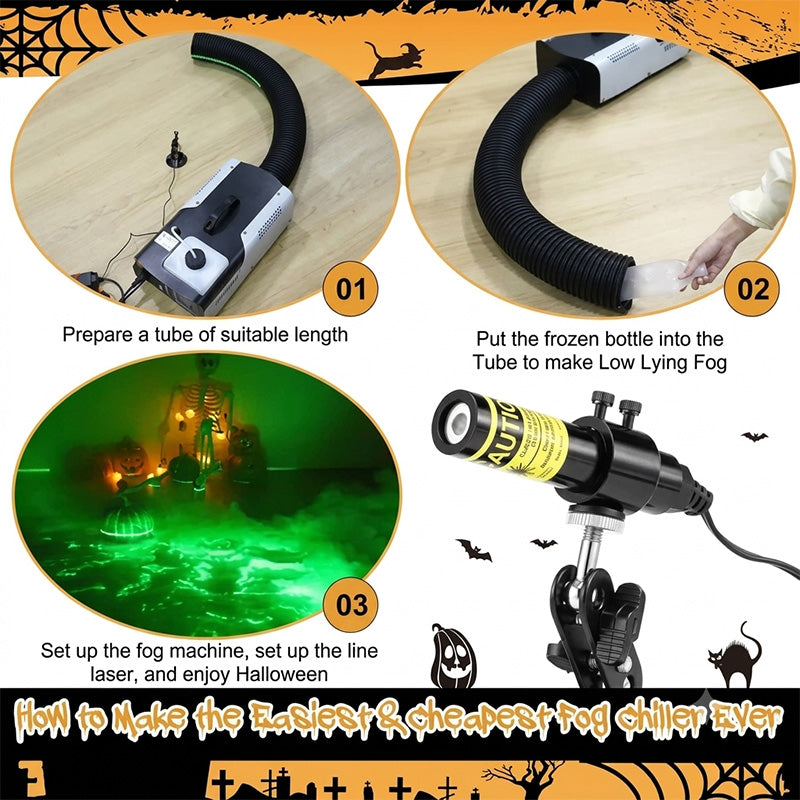 ⏳💥50 % Rabatt!!🎃Halloween-Laserlicht-Spukhaus