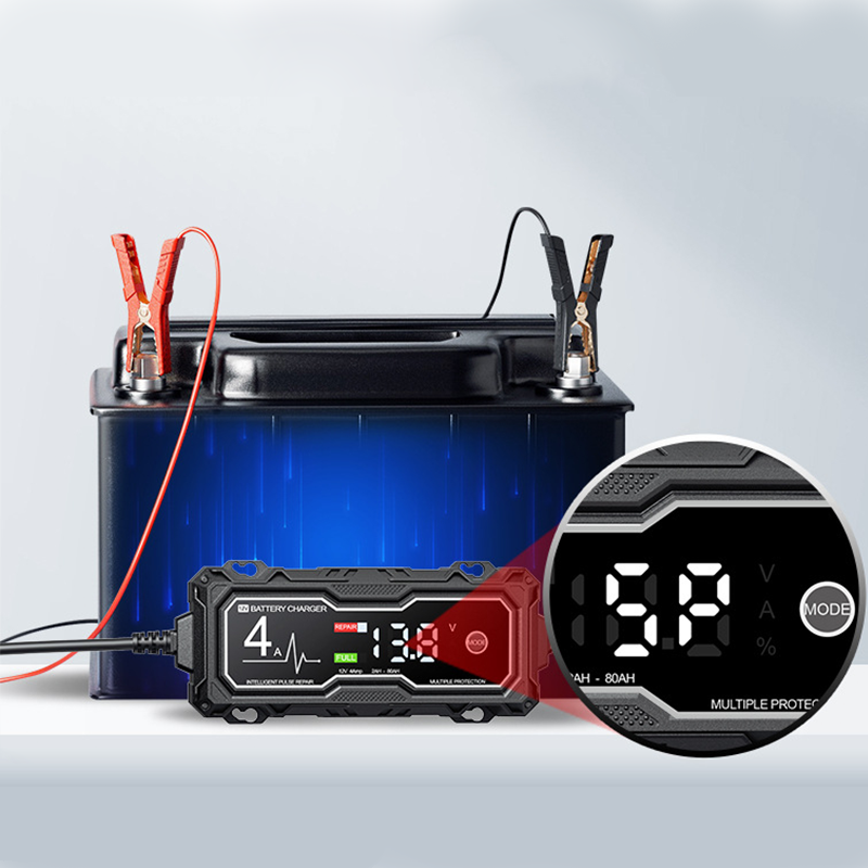 🔋⚡ Intelligentes Batterieladegerät & Erhalter – 12V, 4A, für Blei-Säure-Batterien, jetzt −50%