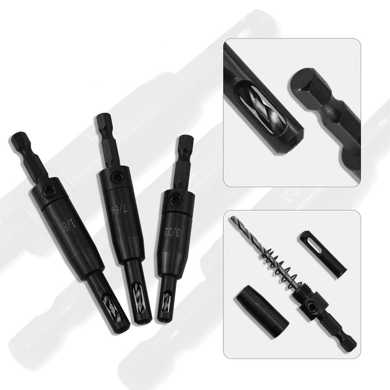 🔥Solange der Vorrat reicht 50 % Rabatt!🎉Selbstzentrierende Scharnier-Bohrer-Set