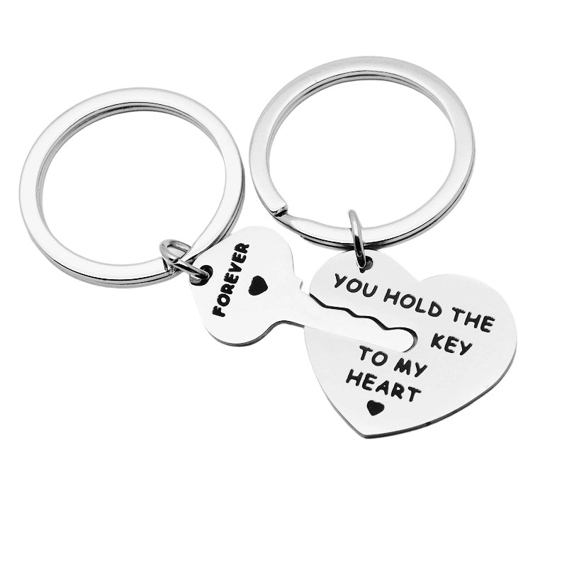 💞 Romantisches Paar-Schlüsselanhänger Set – perfektes Geschenk für Ihren Liebhaber!