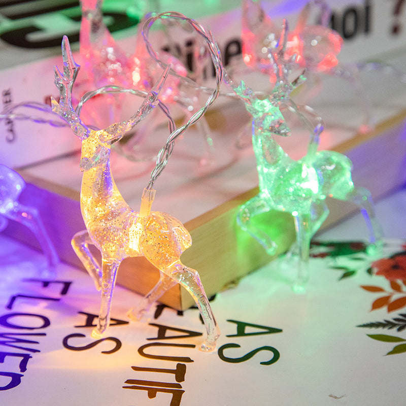 🔥 50 % Rabatt!! ✨🦌 Weihnachts-LED-Lichterkette mit Rentiermotiv