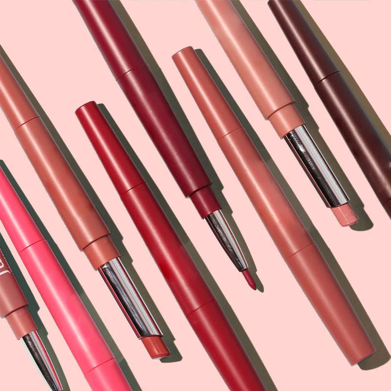 💄2-in-1 Lipliner und matter Lippenstift mit zwei Enden