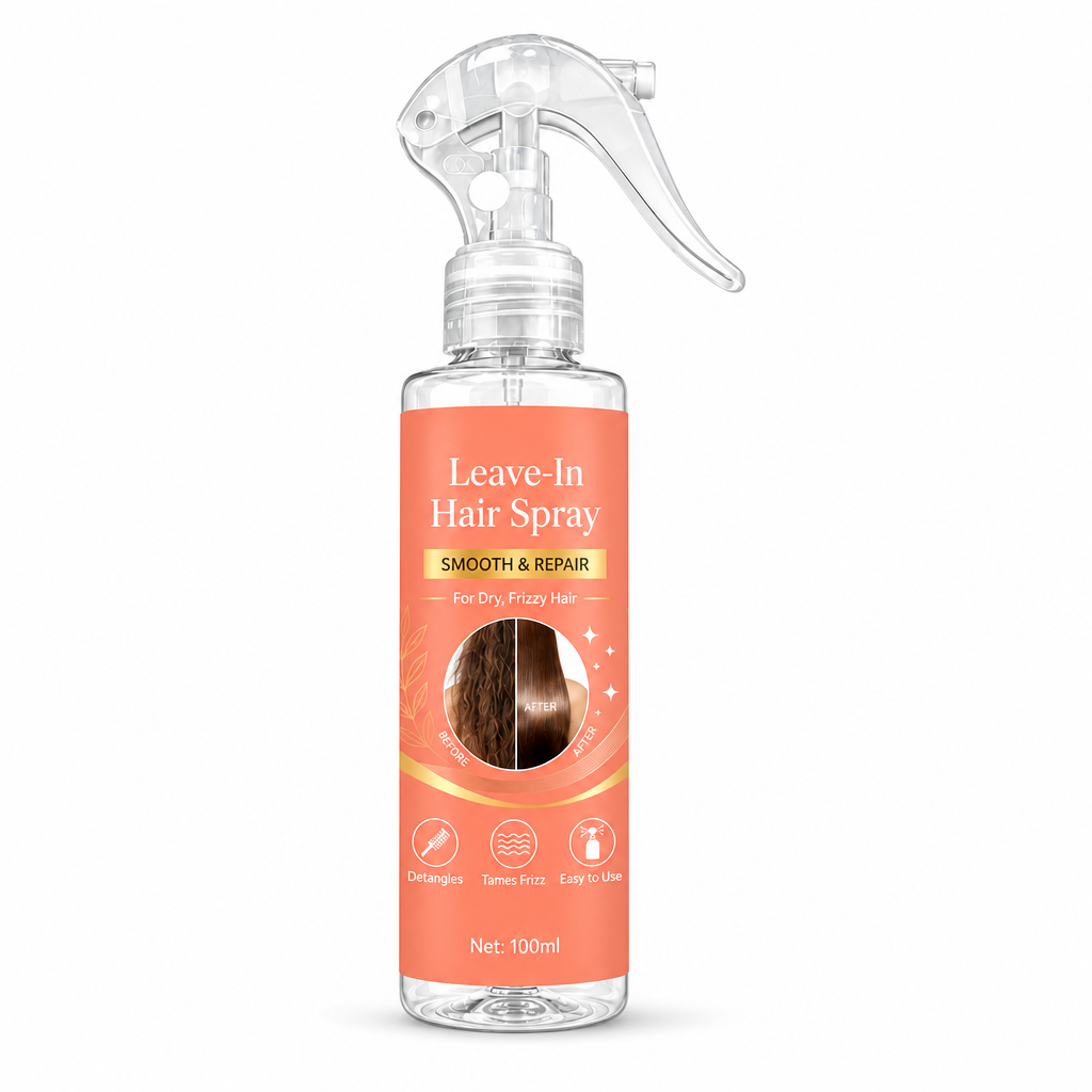 🔥🎁 2+1 GRATIS!!💇♀️Glättendes und reparierendes Leave-in-Haarspray für trockenes, krauses und verknotetes Haar, 100 ml