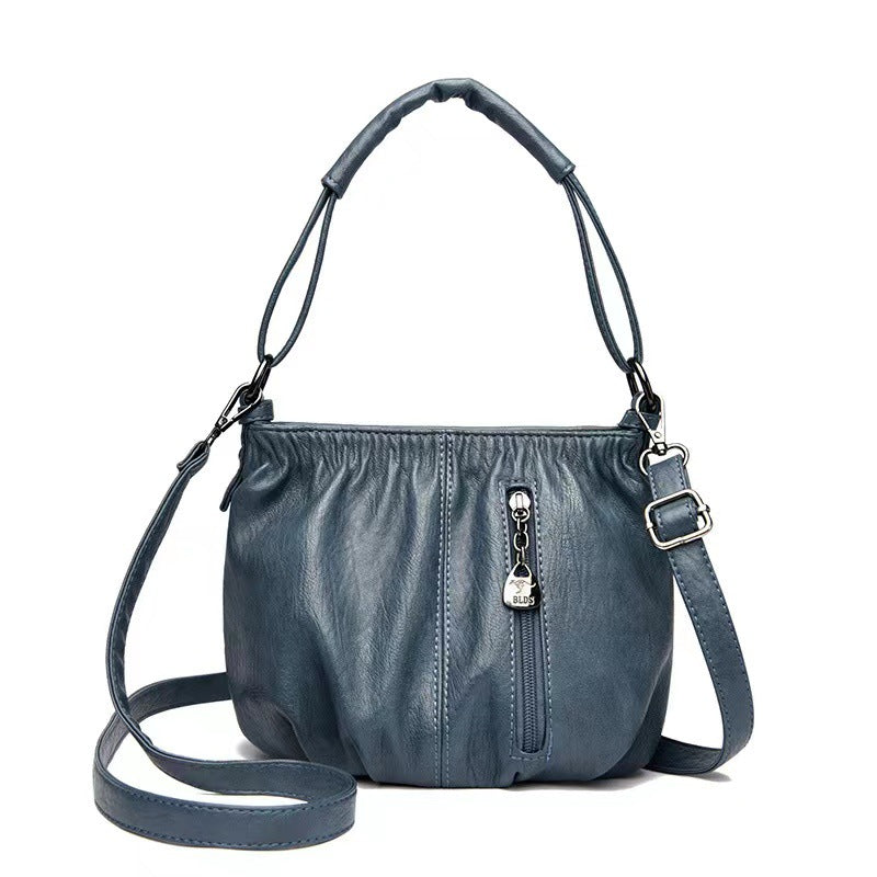 📢📢50 % Rabatt!! ⏰Damen Plissee-Handtasche aus weichem Material – Vielseitig tragbar als Hand-, Schulter- oder Umhängetasche 👜✨