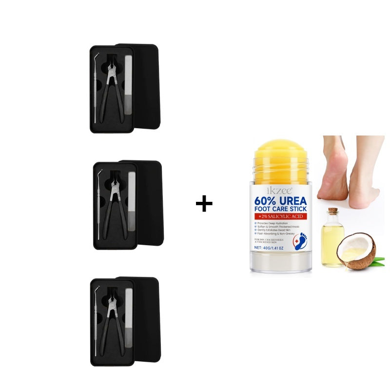 🔥50% RABATT NUR ZEITLIMITIERT🎁 Spritzschutz-Nagelknipser-Set mit 25°-Schrägklinge, 3-teilig | Keine Spritzer mehr!