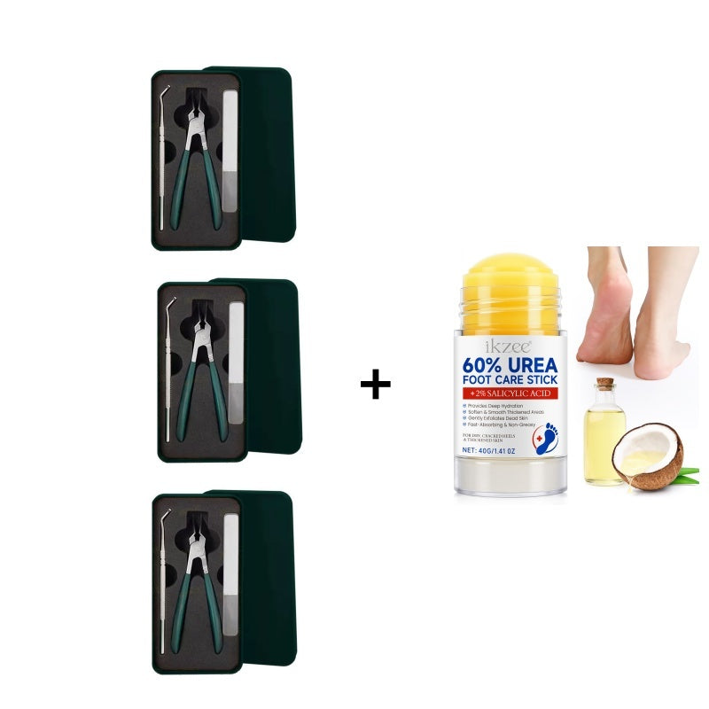 🔥50% RABATT NUR ZEITLIMITIERT🎁 Spritzschutz-Nagelknipser-Set mit 25°-Schrägklinge, 3-teilig | Keine Spritzer mehr!