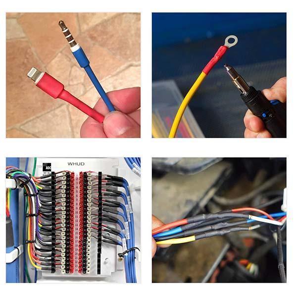 📢📢50 % Rabatt!!+1+1 GRATIS!!⏰🔧 Farbsortiertes Schrumpfschlauch-Set im Koffer | 328/750Teilen🛠️📦