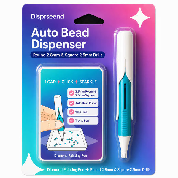 🔥🎁 2+1 GRATIS!! 🥳💞 50K+ VERKAUFT! ⚡💎 Automatischer Diamantmal-Stift mit Perlenablage-Set