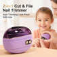 🔥🌟 2-in-1 Intelligenter Elektrischer Nagelknipser & Polierer ✂️ für alle Altersgruppen 👨‍👩‍👧‍👦 💅