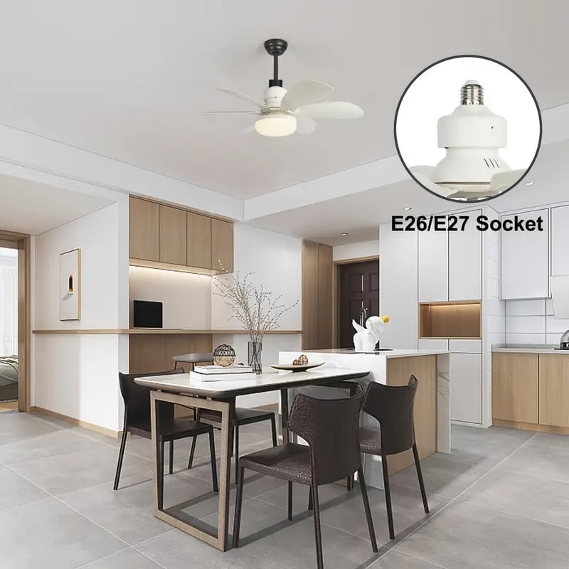 ✨Nur solange der Vorrat reicht: 50 % Rabatt!🍃 Intelligenter Deckenventilator mit Licht, RGB-Beleuchtung und Bluetooth-Lautsprecher