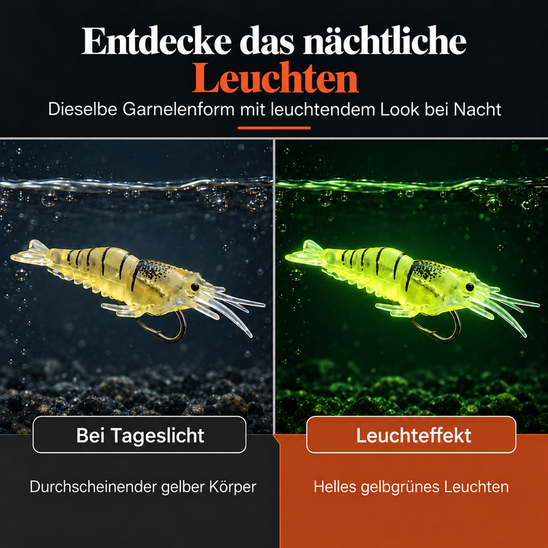 🔥🎁 2+1 GRATIS!!🎣 Leuchtender Minnow-Hartköder – Nachtangelköder 🌙✨