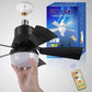 🔥ZOMERVERKOOP 61% UIT🔥 2-IN-1 PORTABLE CEILING FAN & LIGHT met afstandsbediening