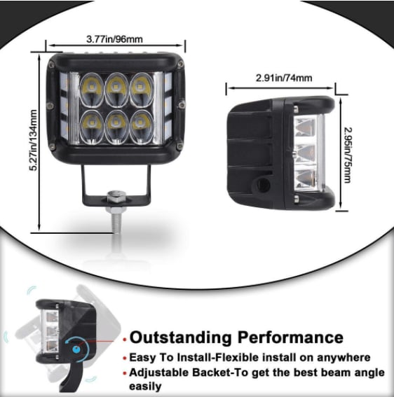 🔥 50% RABATT Dual Side Shooter Dual Color Strobe –  🚗Zweifarbig, Superhell & Sicher! 🚦 Für Autos, LKWs & Motorräder ⚡