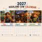 🐮 JETZT 50 % RABATT! 🗓️ Lustiger Wandkalender 2027 mit Hochlandrindern – A4-Format zum Aufhängen, charmantes Design und ein ganzes Jahr voller Spaß – Perfekt für Zuhause, Büro oder als Geschenk ✨