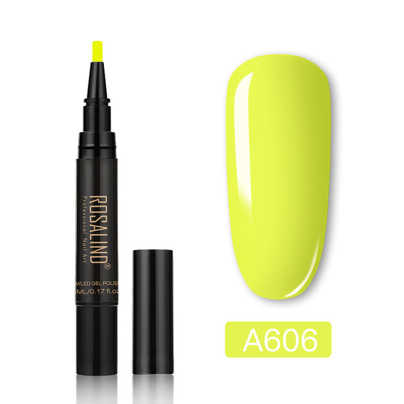 📢📢50 % Rabatt!!🥳 💅 Ein‑Schritt‑Nagellackstift – präzises Auftragen, kratzfest & langanhaltend🌺
