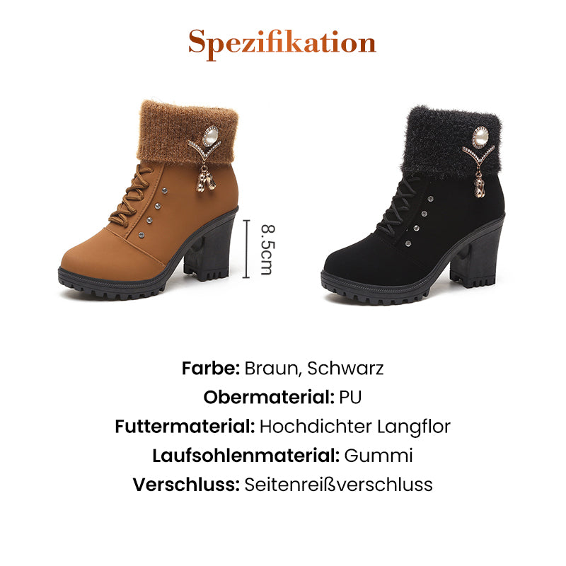 ❄️ ZUM HALBEN PREIS durch den Winter! 👢 Die warm gefütterte Allround-Stiefelette mit robustem Blockabsatz. Stylisch, vielseitig & immer warm – zu Jeans, Kleid oder Rock.