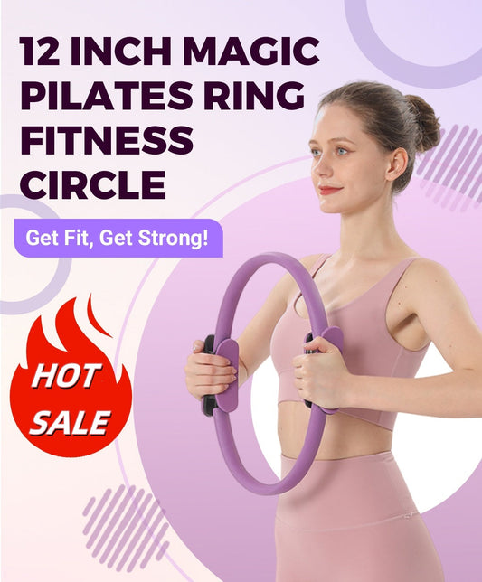 🏃‍♀️ Jetzt 50 % Rabatt! 🌀 Pilates-Ring – Stärkt die Rumpfmuskulatur, leicht und ideal für Zuhause/Reisen 💪