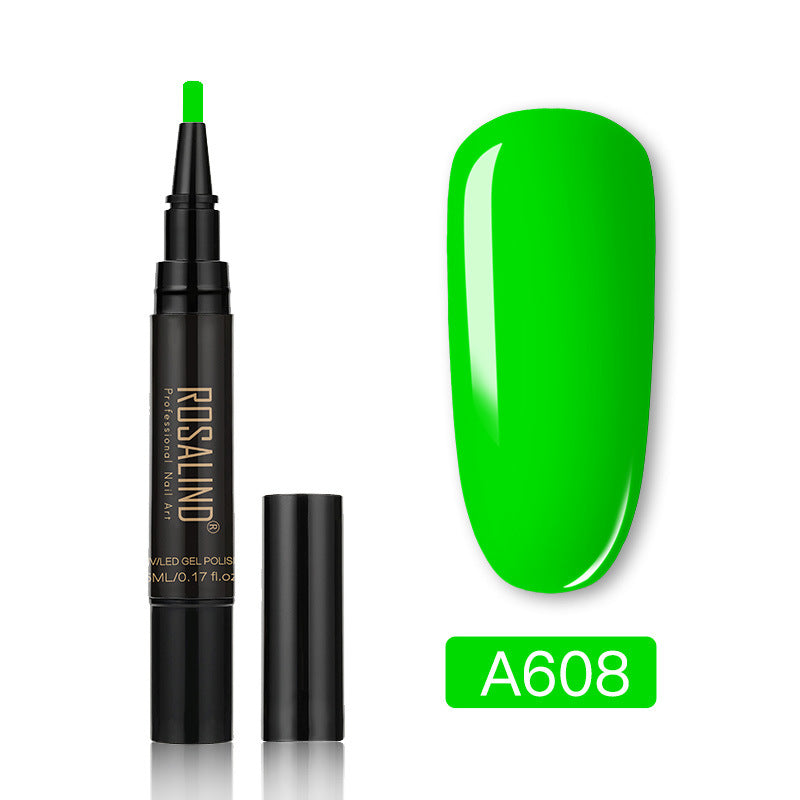 📢📢50 % Rabatt!!🥳 💅 Ein‑Schritt‑Nagellackstift – präzises Auftragen, kratzfest & langanhaltend🌺