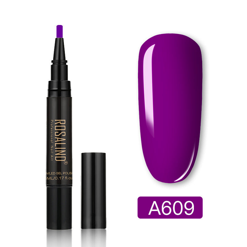 📢📢50 % Rabatt!!🥳 💅 Ein‑Schritt‑Nagellackstift – präzises Auftragen, kratzfest & langanhaltend🌺