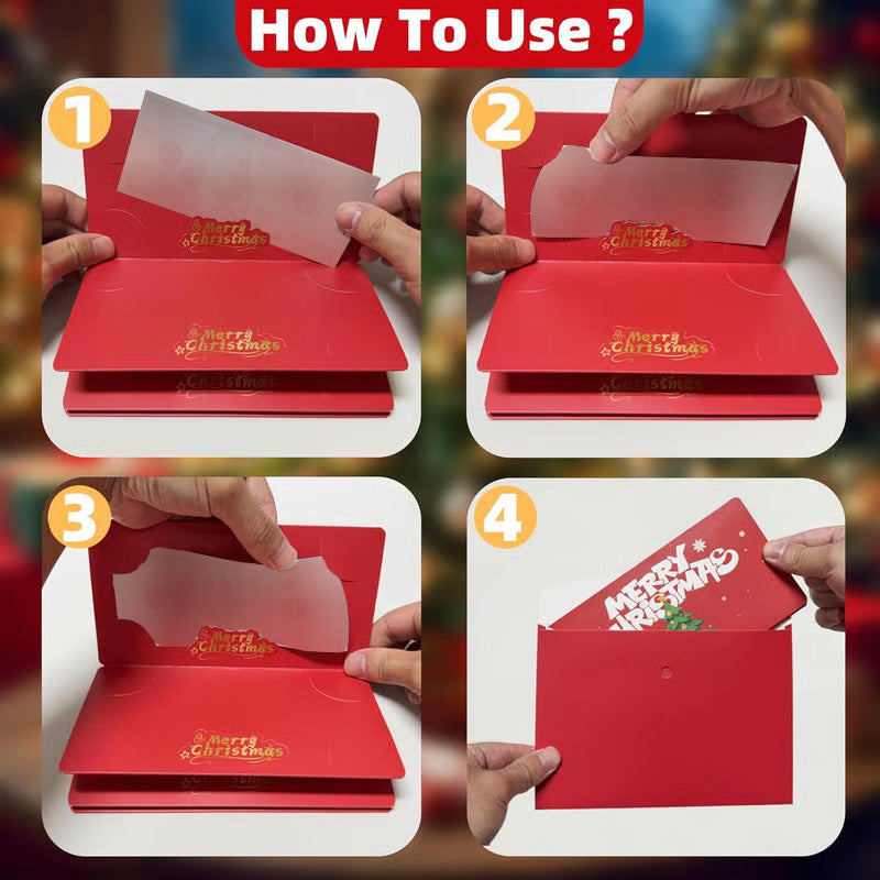 🎁🔥 Früher Weihnachts‑Sale ✉️ Weihnachts‑Geldgeschenk‑Umschläge 3‑er‑Set🎅🎄