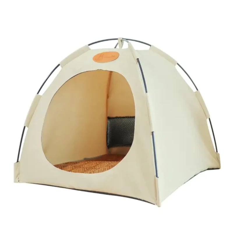 🏕️🌞 Nur für kurze Zeit: 50 % Rabatt! 🐶🐱Kühlendes Pop-up-Zeltbett – Geschlossene, gemütliche Höhle, schützt vor Licht und Hitze, bietet einen privaten Rückzugsort – perfekt für ängstliche Haustiere oder solche, die sich gerne verstecken 🐾✨