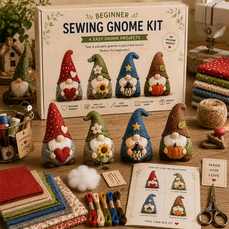 🎨 JETZT 50% RABATT! ✨🎁Einfaches DIY-Nähset für Anfänger🐶🧵