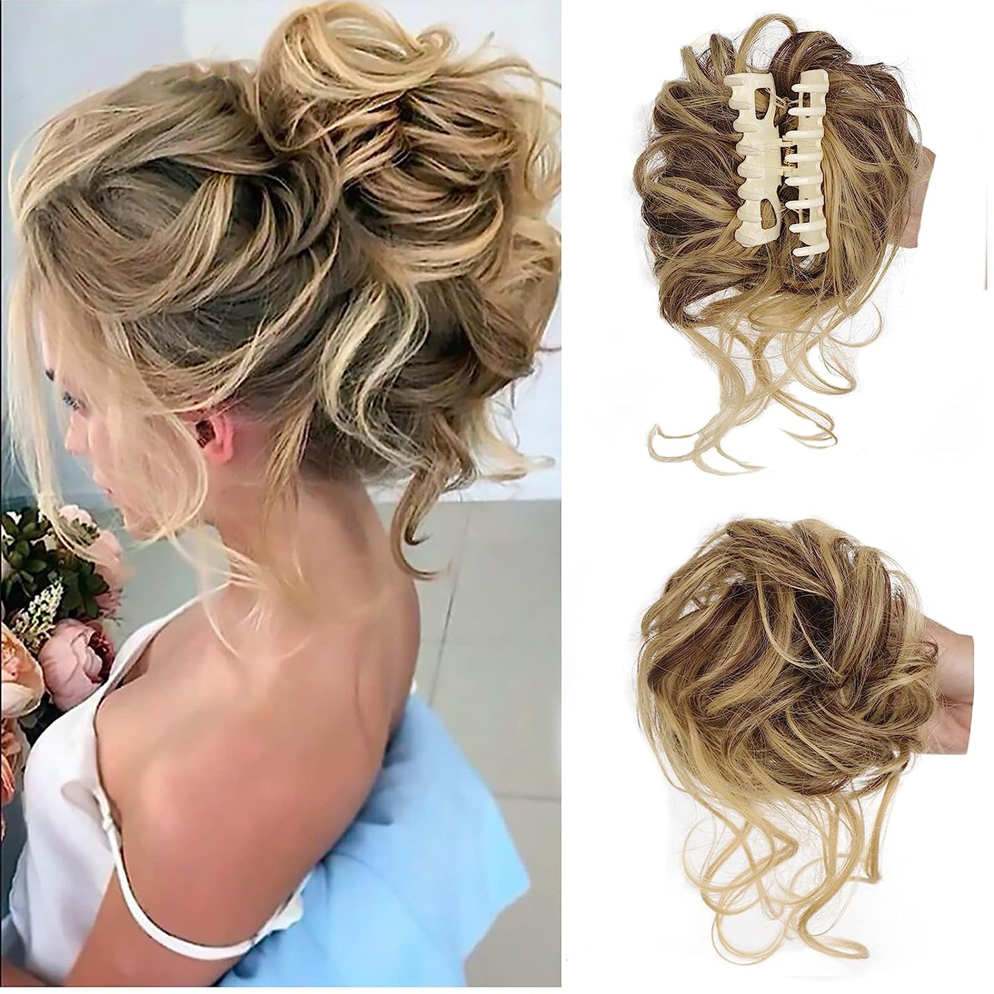 📢📢50 % Rabatt!!🥳👑Haarklammern für voluminöse lockige Dutts – hitzebeständig bis 180 °C! Sofort mehr Haarvolumen, einfache Hochsteckfrisuren in Sekunden🕊️💕
