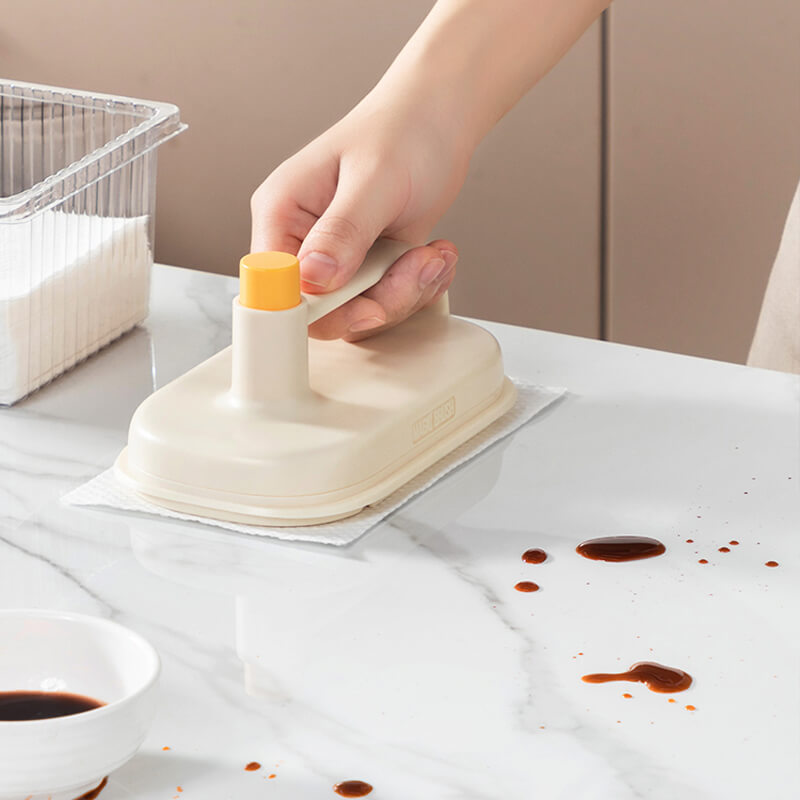 📢📢50 % Rabatt!! ⏰🧼Einweg-Zauberbürste mit Reinigungslappen | Entfernt mühelos hartnäckige Verschmutzungen, ohne die Hände schmutzig zu machen.✨