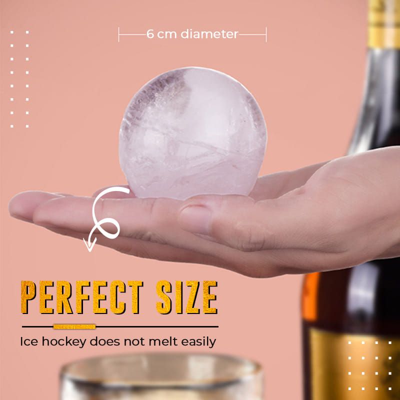 ✨ Lebensmittelechte, stapelbare, langsam schmelzende DIY-Eiskugel für Cocktail-Whisky❄️🍹