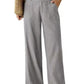 🔥🔥 2026 NEU 🥳☀️ Lässige Damen Loungehose aus Baumwoll-Leinen-Mix 👖 Fließend, gerades Bein & hoher Bund – perfekt für Sommer & Alltag 🌸