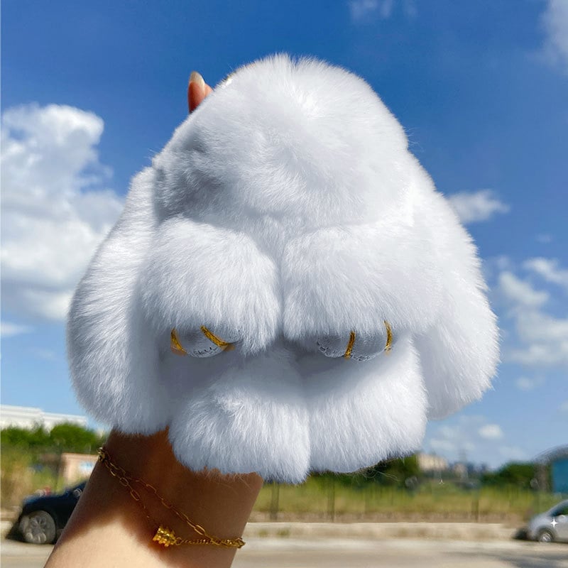 📢📢50 % Rabatt!! 🏆🐰 Handgefertigte, weiche Hasen-Pompon-Anhänger | Jedes Stück einzigartig gefertigt, weich und detailverliebt🎀🎁