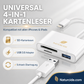 📢📢50 % Rabatt!!🥳 💞 50K+ VERKAUFT! ⚡💾3-in-1 USB-C Speicherkartenleser