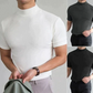 🔈🔈2026 Heißer Verkauf – 50 % Rabatt🎁Hochgeschlossenes, schmal geschnittenes T-Shirt für Herren